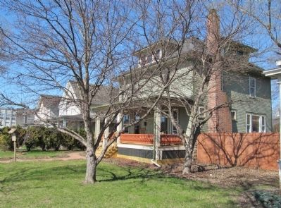 The Mittelstadt House and Marker. Click for full size. The Mittelstadt House and Marker image. Click for full size.