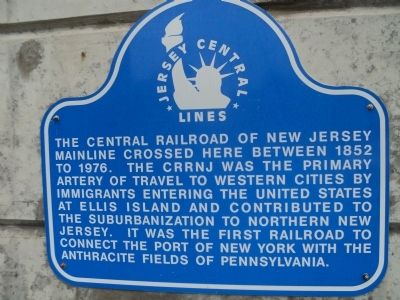 Jersey Central Lines Marker. Click for full size. Jersey Central Lines Marker image. Click for full size.