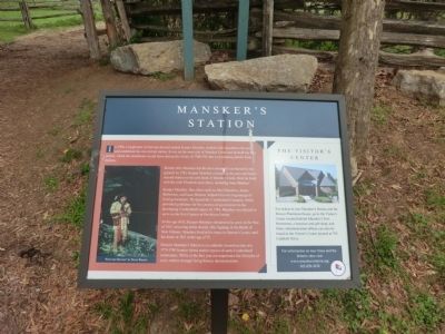 Mansker's Station Marker image. Click for full size.