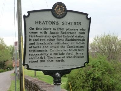 Heaton's Station Marker image. Click for full size.