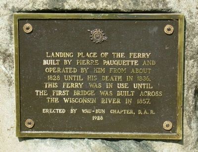 Pierre Pauquette Ferry Marker image. Click for full size.