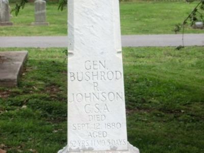 Gen. Bushrod R. Johnson C.S.A-Close up photo image. Click for full size.