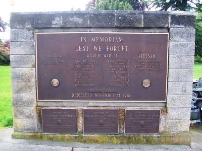 War Memorial. Click for full size. War Memorial image. Click for full size.