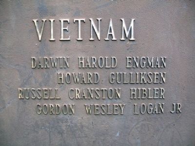 War Memorial Vietnam Honor Roll image. Click for full size.