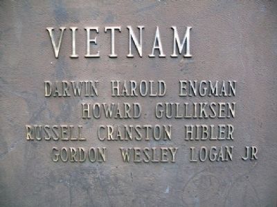 War Memorial Vietnam Honor Roll. Click for full size. War Memorial Vietnam Honor Roll image. Click for full size.