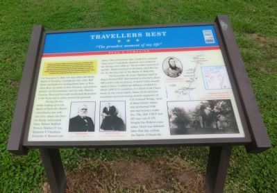 Travellers Rest Marker image. Click for full size.