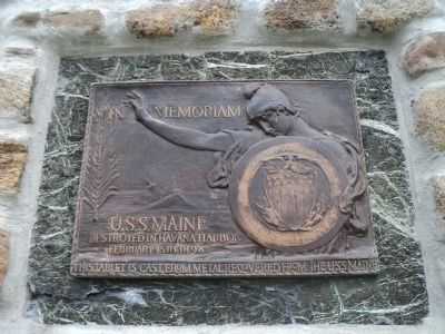 U.S.S. Maine Memorial Marker image. Click for full size.
