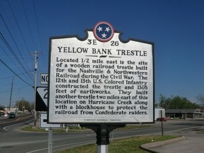Yellow Bank Trestle Marker image. Click for full size.