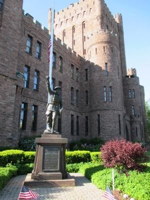 American Doughboy "Over the Top" to Victory Marker and Memorial. Click for full size. American Doughboy "Over the Top" to Victory Marker and Memorial image. Click for full size.