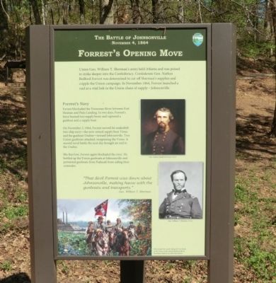 Forrest's Opening Move Marker image. Click for full size.