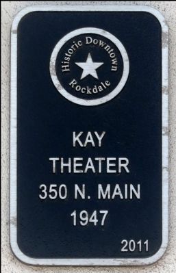 The Kay Theater Marker image. Click for full size.