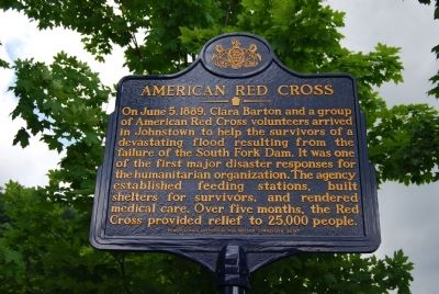 American Red Cross Marker. Click for full size. American Red Cross Marker image. Click for full size.