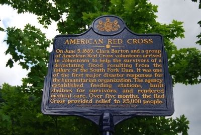 American Red Cross Marker image. Click for full size.