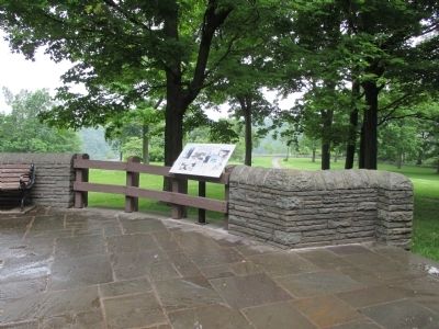 Wide View of Challenging the Whirlpool Rapids Marker image. Click for full size.