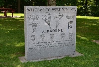Welcome to West Virginia/Airborne Memorial image. Click for full size.