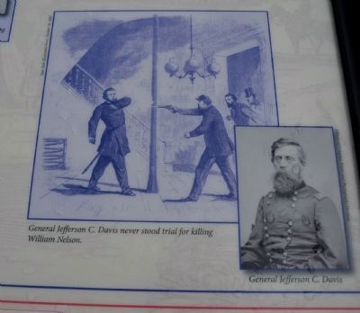 Scene Depicting the Murder of William Nelson at the Galt House in Louisville image. Click for full size.