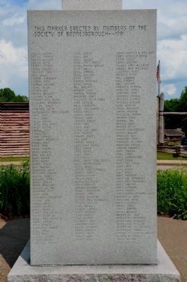 The Fort Boonesborough Monument - Side 2 image. Click for full size.