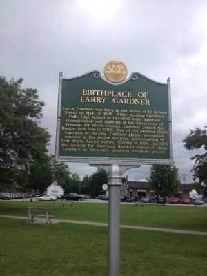Birthplace of Larry Gardner Marker image. Click for full size.