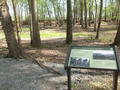 Nashville and Northwestern Railroad Marker image. Click for full size.