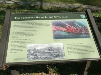 The Tennessee River In the Civil War Marker image. Click for full size.
