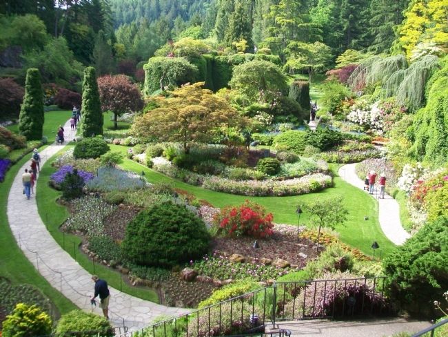 Sunken Garden at The Butchart Gardens image. Click for full size.