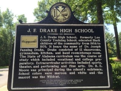 J.F. Drake High School Marker image. Click for full size.