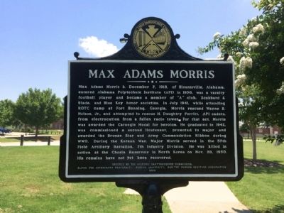 Max Adams Morris Marker image. Click for full size.