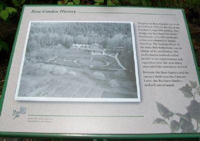 Rose Garden History Marker. Click for full size. Rose Garden History Marker image. Click for full size.