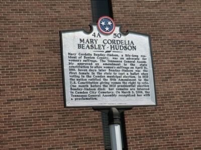 Mary Cordelia Beasley-Hudson Marker image. Click for full size.