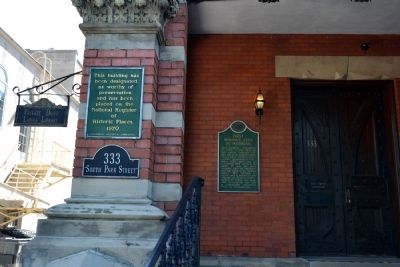 Entrance to Ladies' Library Association image. Click for full size.