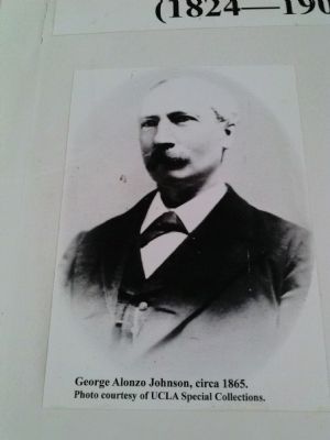 George Alonzo Johnson, circa 1865 image. Click for full size.