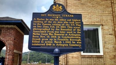Sgt Michael Strank Marker image. Click for full size.