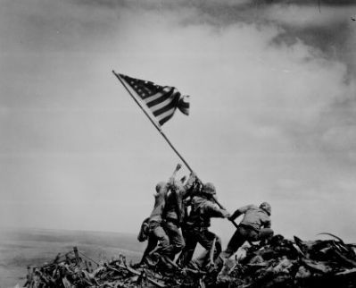 Raising the Flag on Iwo Jima image. Click for full size.