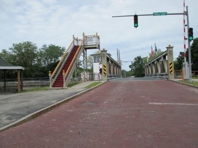 View across Echnage Street Lift Bridge image. Click for full size.