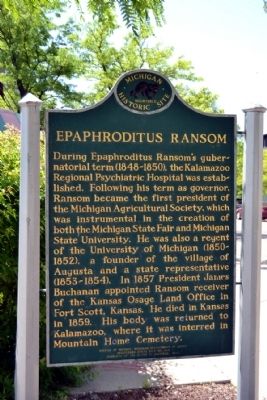 Epaphroditus Ransom Marker image. Click for full size.