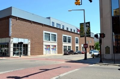 Kalamazoo Gazette Marker. Click for full size. Kalamazoo Gazette Marker image. Click for full size.