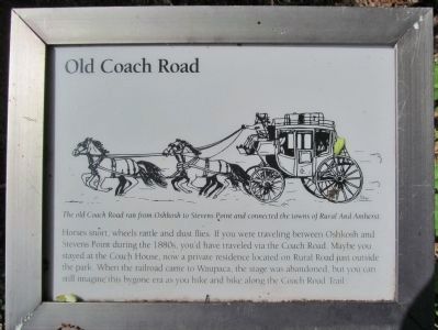 Old Coach Road Marker. Click for full size. Old Coach Road Marker image. Click for full size.