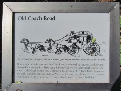 Old Coach Road Marker image. Click for full size.