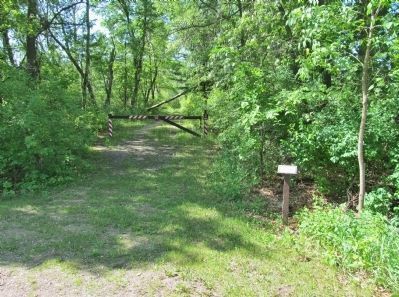 Old Coach Road and Marker. Click for full size. Old Coach Road and Marker image. Click for full size.