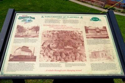 Early History of Plainwell Marker image. Click for more information.
