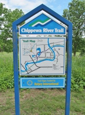 Nearby Chippewa River Trail Sign image. Click for full size.