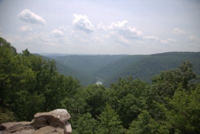 A View from Coopers Rock Overlook image. Click for full size.