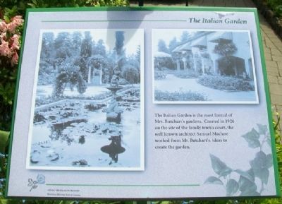The Italian Garden Marker. Click for full size. The Italian Garden Marker image. Click for full size.