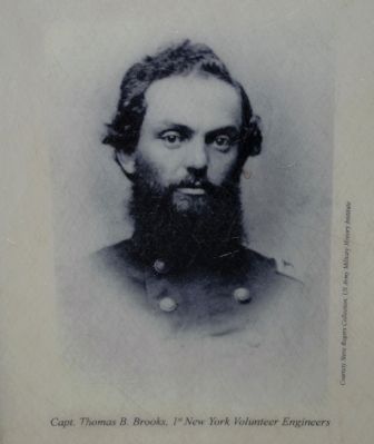 Captain Thomas B. Brooks, 1st New York Volunteer Engineers image. Click for full size.