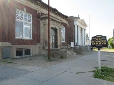 Jubilee Springs Marker and Building image. Click for full size.
