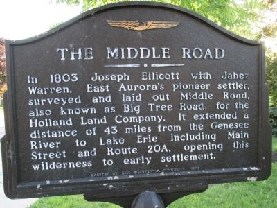 The Middle Road Marker image. Click for full size.