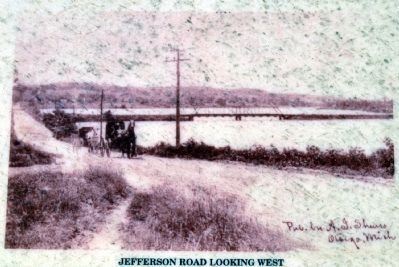 Jefferson Road Looking West Yesteryear image. Click for full size.