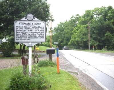 Stewartstown Marker. Click for full size. Stewartstown Marker image. Click for full size.