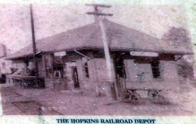 Hopkins Railroad Depot image. Click for full size.