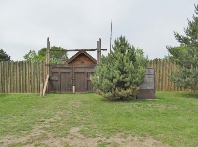 Forest City Stockade and Marker. Click for full size. Forest City Stockade and Marker image. Click for full size.